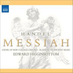 Der Messias (1751) - Higginbottom, Jenkinson, Brooks. (CD)