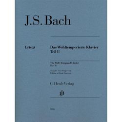 Bach, Johann Sebastian - Das Wohltemperierte Klavier Teil II BWV 870-893 - Johann Sebastian Bach, Kartoniert (TB)