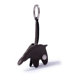 GRETCHEN Schlüsselanhänger Elephant, in Form eines Elefanten, schwarz|silberfarben