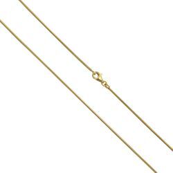 Collierkettchen VIVANCE "333 Gold Schlangenkette" Halsketten Gr. 40cm, Gold, Länge: 40 cm Breite: 1.2 mm, gelb Damen Colliers