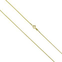 Collierkettchen VIVANCE "333 Gold Veneziakette diamantiert" Halsketten Gr. 40cm, Gold, Länge: 40 cm, gelb Damen Colliers