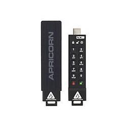 Apricorn Aegis Secure Key 3NXC - USB-Flash-Laufwerk - verschlüsselt - 4 GB - USB-C 3.2 Gen 1 - FIPS 140-2 Level 3