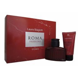 Laura Biagiotti Duft-Set Laura Biagiotti Roma Passione UOMO EDT 75ml. & Shower Gel 75ml.