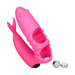 Süßer Fingervibrator aus Silikon, 8,5 cm