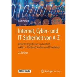 Internet, Cyber- und IT-Sicherheit von A-Z, m. 1 Buch, m. 1 E-Book - Ron Porath, Kartoniert (TB)