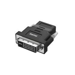 Hama Video-Adapter, DVI-Stecker - HDMI™-Buchse, Ultra-HD 4K Video-Adapter DVI-D (DL), HDMI, schwarz