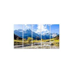 islandburner Leinwandbild Bild auf Leinwand Karwendel Berge In Österreich Kleines Tal Namens Eng