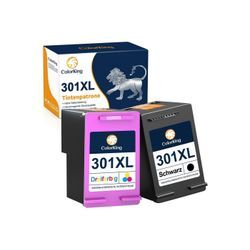 ColorKing 2PK für HP 301XL 301 XL deskjet 2540 envy 4502 4504 Tintenpatrone