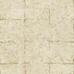 Kachel Tapete in Crème Beige | Ausgefallene Tapete in Fliesenoptik für Küche und Wohnzimmer | Vliestapete im Vintage Stil - Grau