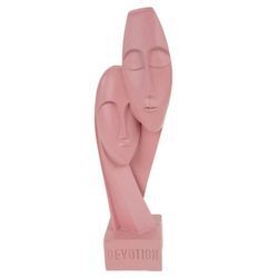 Kremers Schatzkiste Dekofigur Alabaster Figur Devotion Hingabe Skulptur 21 cm lachsfarben