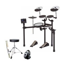 Roland E-Drum TD-02KV elektrisches Schlagzeug mit Zubehör-Set