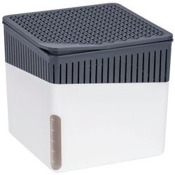 WENKO Luftentfeuchter Cube, für 80 m³ Räume, 2 x 1000g, weiß