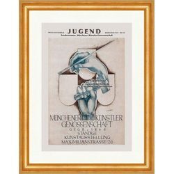 Kunstdruck Titelseite der Nummer 49 1934 Anton Sailer Jugendstil Hirth Jugend 494