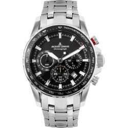 JACQUES LEMANS Herren Chronograph "1-2099", silber, 99