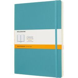 MOLESKINE® Notizbuch "Classic XL", liniert, Softcover, türkis