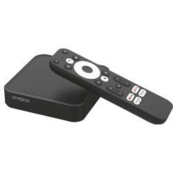 Strong Streaming-Box LEAP-S3, 4K UHD Google TV Box mit Android 11, schwarz