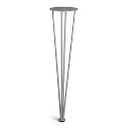 Möbel Haarnadel Bein Funktionaler Stil Aus Stahl Aluminium-Finish DIY-Restaurierungsprojekte Maße 100100410mm Höhe: 41cm Einfache