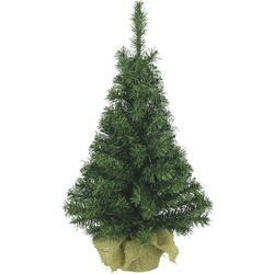 Weitere - Mini Weihnachtsbaum im Jute Sack 75 cm Christbaum künstlicher Dekobaum