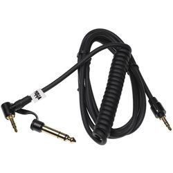 Audio aux Kabel kompatibel mit Monster Beats by Dr. Dre Solo 3 Wireless Kopfhörer - Audiokabel 3,5 mm Klinkenstecker auf 6,3 mm, 150 cm Schwarz - Vhbw
