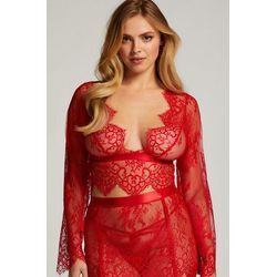 Hunkemöller Top Allover Lace Rot