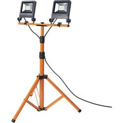 Ledvance - led Arbeitslicht, Leuchte für Außenanwendungen, Kaltweiß, Tripod-Ständer, led Worklight, 2 x 30 Watt