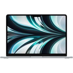 Apple MacBook Air 13" Notebook (34,46 cm/13,6 Zoll, Apple M2, 10-Core GPU, 1000 GB SSD), silberfarben