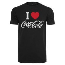Merchcode T-Shirt Merchcode Herren Coca Cola I Love Coke Tee (1-tlg), schwarz