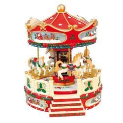 Musicboxworld Spieluhr Weihnachtliches Karussell