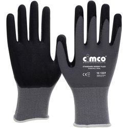 Standard Skinny Flex schwarz/grau 141225 Strickgewebe Arbeitshandschuh Größe (Handschuhe): 8, - Cimco