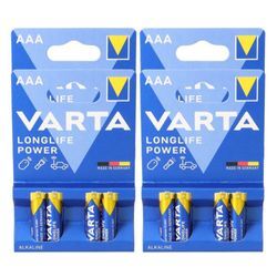VARTA 16x Varta 4903 Longlife Power AAA Micro Batterie im 4er Blister Batterie