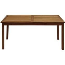 Ausziehbarer Gartentisch aus Massivholz L160-210 cm MAYEL