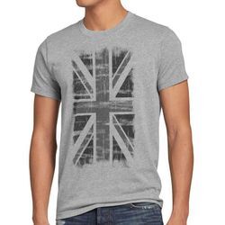 style3 Print-Shirt Herren T-Shirt England Union Jack Britain Flagge United Kingdom UK London flag