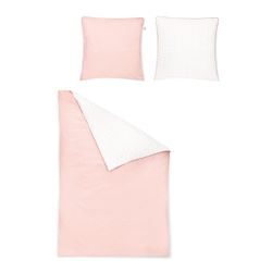 irisette Bettwäsche VARIA Mako-Satin (BL 155x220 cm) BL 155x220 cm rosa Bettbezug Bettzeug