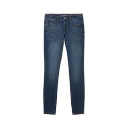 TOM TAILOR Damen Alexa Skinny Jeans, blau, Uni, Gr. 25/32