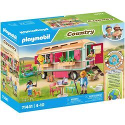 Playmobil® Konstruktions-Spielset Gemütliches Bauwagencafé (71441), Country, (145 St), teilweise aus recyceltem Material; Made in Germany, bunt