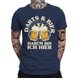 Quattro Formatee Kurzarmshirt Darts & Bier
