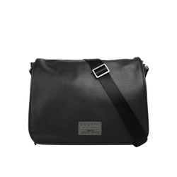 Bugatti Messenger Bag Damen Kunstleder, schwarz