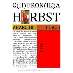 C(H)ORON(IK)A HERBST [ANARCHIE CHAOS TOD] - Concept Public Files, Beat Shucker, Christine Schast, Kartoniert (TB)
