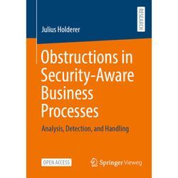 Obstructions in Security-Aware Business Processes - Julius Holderer, Kartoniert (TB)