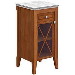 Villeroy & Boch Seitenschrank Hommage 89641001 Nussbaum, Griffe weiss, Anschlag links