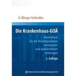 Die Krankenhaus-GOÄ - Ursula Klinger-Schindler, Kartoniert (TB)