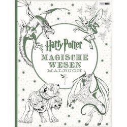 Harry Potter: Magische Wesen Malbuch, Kartoniert (TB)