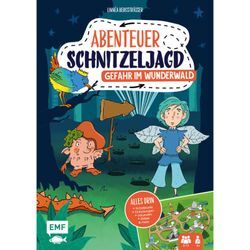 Set: Abenteuer Schnitzeljagd - Gefahr im Wunderwald - Linnéa Bergsträsser, Kartoniert (TB)