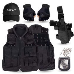 Kostümheld® Polizei-Kostüm 6 in 1- SWAT Kostüm Erwachsene unisex