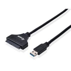 Equip Equip Adapter USB3.0-> SATA Kabel -5Gbs 0.50m sw Wischbezug