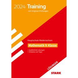 STARK Lösungen zu Original-Prüfungen und Training Hauptschule 2024 - Mathematik 9. Klasse - Niedersachsen, Kartoniert (TB)