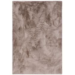 benuta Nest Fellteppich Dave Taupe 80x150 cm - Moderner Teppich für Wohnzimmer