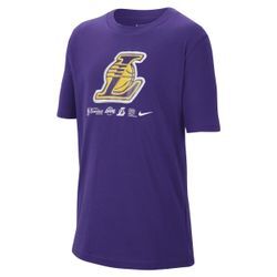 Los Angeles Lakers Nike Dri-FIT NBA-T-Shirt für ältere Kinder - Lila