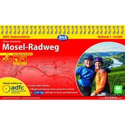 ADFC-Radreiseführer Mosel-Radweg 1:50.000 praktische Spiralbindung, reiß- und wetterfest, GPS-Tracks Download - Otmar Steinbicker, Karte (im Sinne von Landkarte)