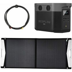 EcoFlow Delta Max 0% MwSt §12 III UstG 1600 1612Wh Portable Powerstation mit 100W Solarpanel mit USB